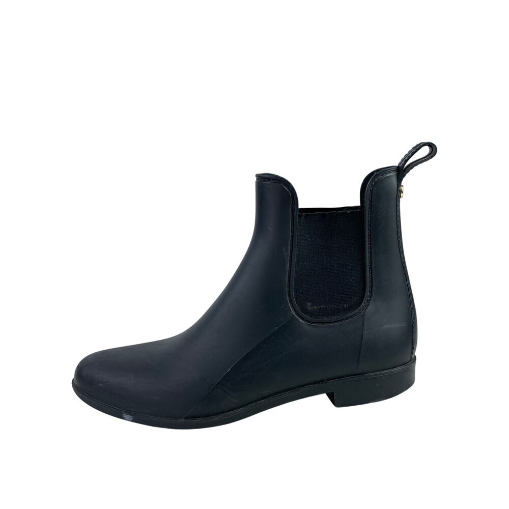 Sam Edelman Women's Black Almond Toe Slip On Waterproof Chelsea Rain Boots Sz 11